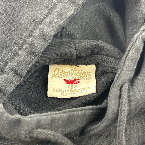 Unisex Retro Vision Hoodie Size Small - Picture 3 of 4